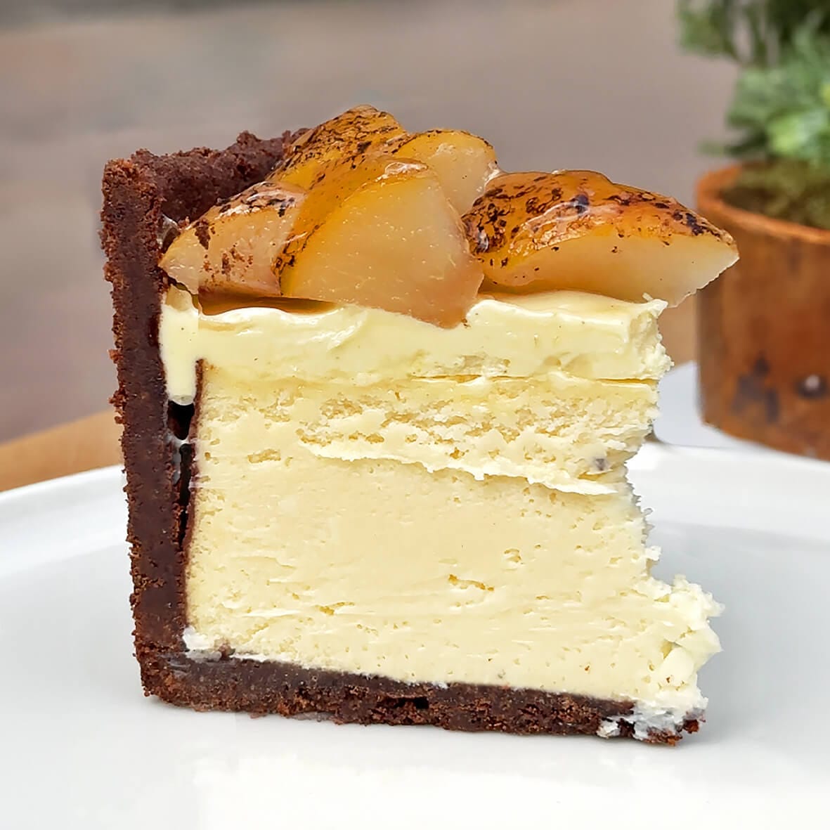 Шматочок чизкейки Груша-Кардамон slice of pear & cardamom Cheesecake Family